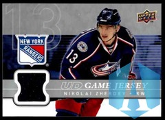 2008-09 Upper Deck Game Jerseys Nikolai Zherdev #GJ-NZ